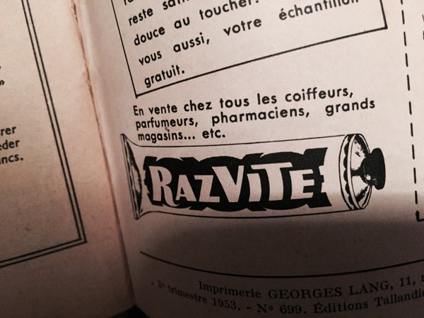 I do like this ad for “Razvite”, a cream that helps you shave twice as fast #MadeleineprojectEN https://t.co/vIrC4vQV4z